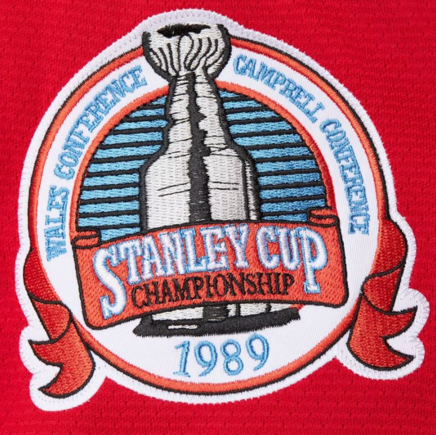 Mitchell & Ness NHL Lanny McDonald Calgary Flames 1989 Stanley Cup Finals Jersey - Red