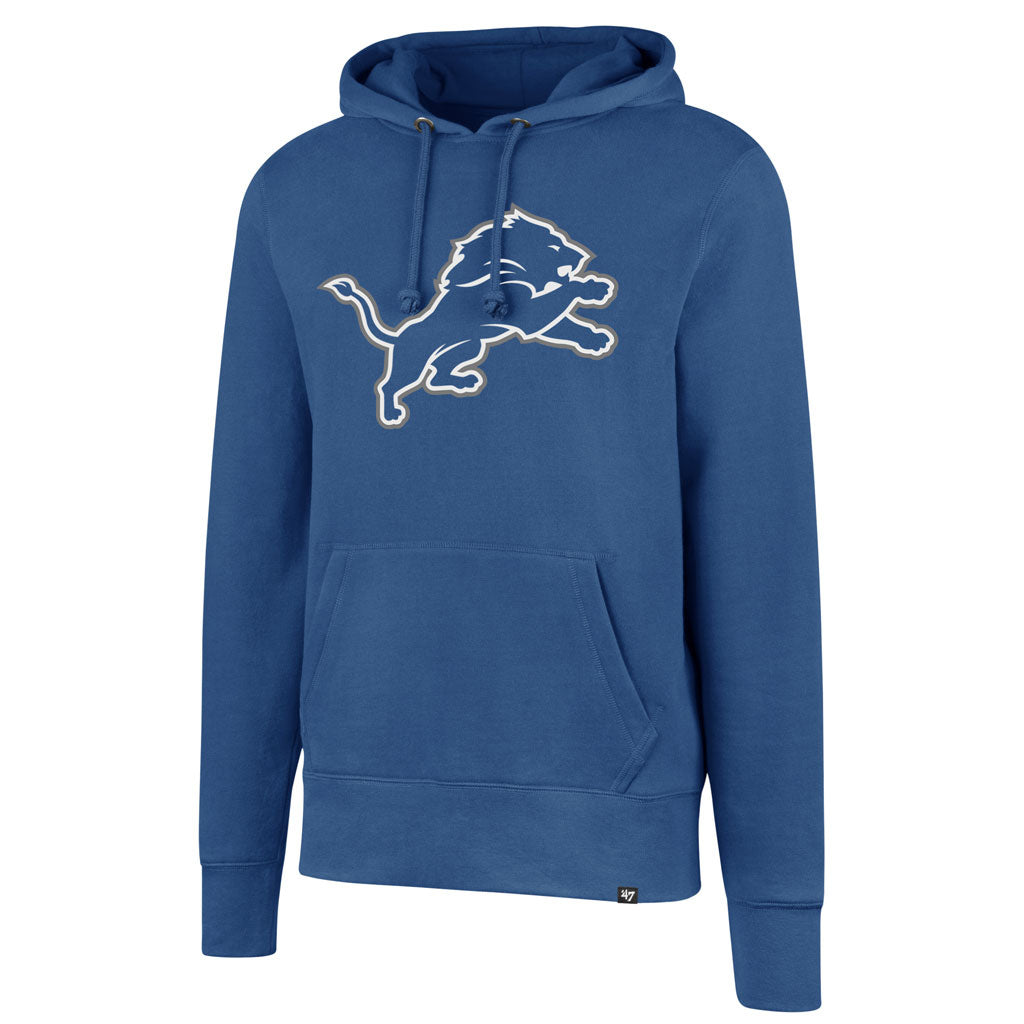47 NFL Detroit Lions Imprint Headline Hoodie - Blue Raz