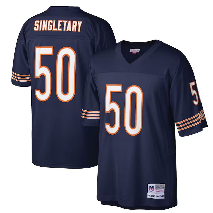 Mitchell & Ness NFL Men's Chicago Bears Mike Singletary #50 Legacy Jersey - Navy