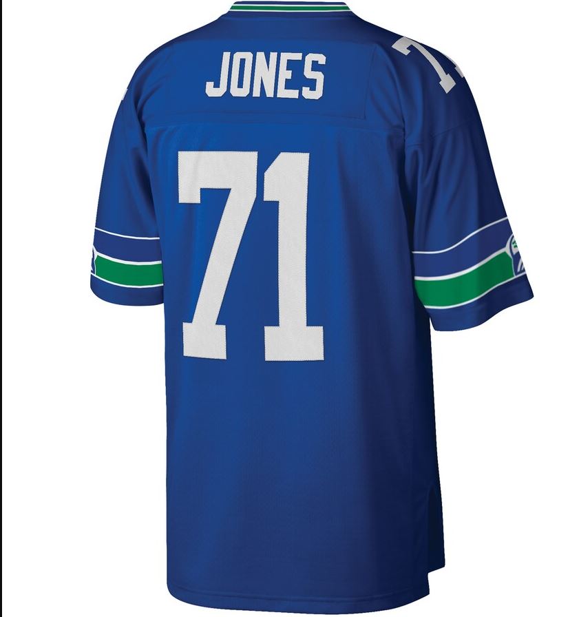 Mitchell & Ness Walter Jones Seattle Seahawks Legacy Player Jersey - Royal Blue