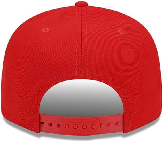 New Era Men’s NBA Toronto Raptors Evergreen Script 9FIFTY Snapback Hat – Red