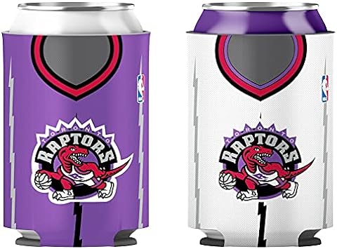 Toronto Raptors Hardwood Classic Retro Logo Basketball Reversible 1 Can Cooler