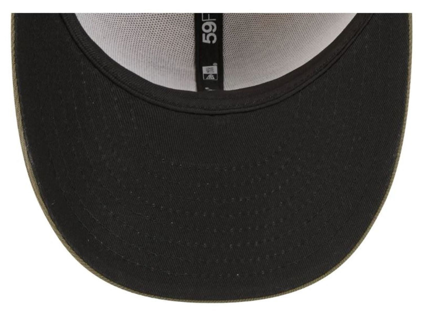 New Era 59FIFTY MLB Toronto Blue Jays Pre-Curved 2025 Armed Forces Day Fitted Hat - Beige/Olive Green