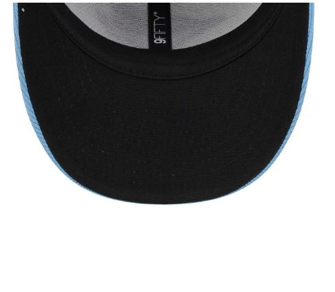 Men's New Era MLB Toronto Blue Jays White/Powder Blue 2024 Spring Training Low Profile 9FIFTY Snapback Hat