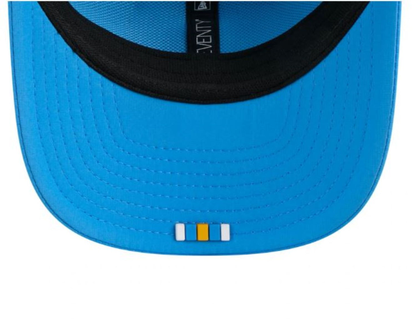 New Era NFL Los Angeles Chargers 2025 Sideline 9SEVENTY Trucker Adjustable Hat - Light Blue