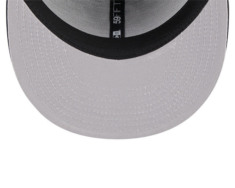 New Era Boston Red Sox 59FIFTY Black White Logo - Fitted Hat
