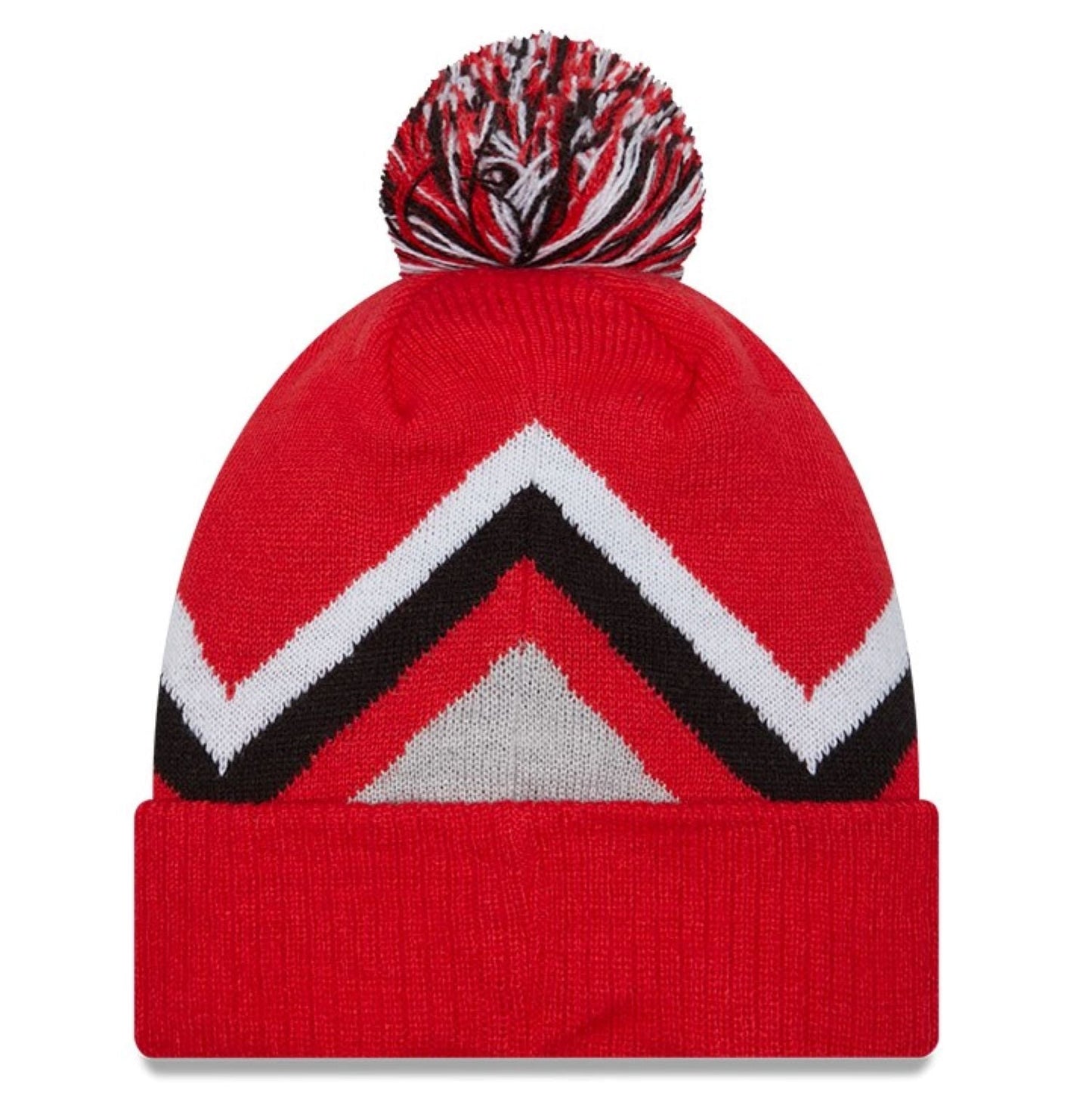 New Era NBA Toronto Raptors Red Zigzag Cuffed Knit Hat