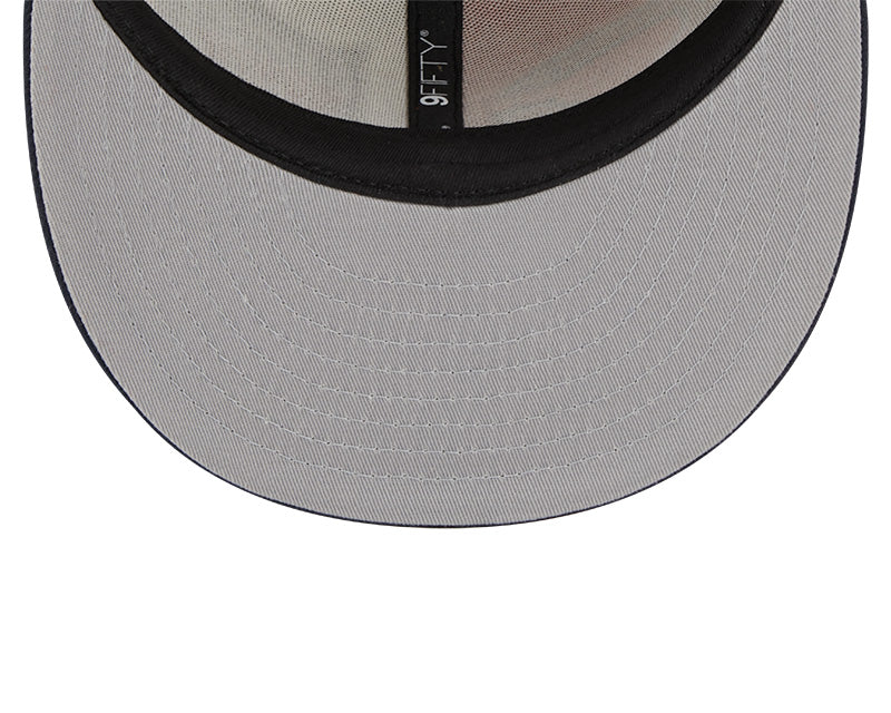 Men's New Era Orange/Navy Chicago Bears 2023 Sideline Primary Logo 9FIFTY Snapback Hat