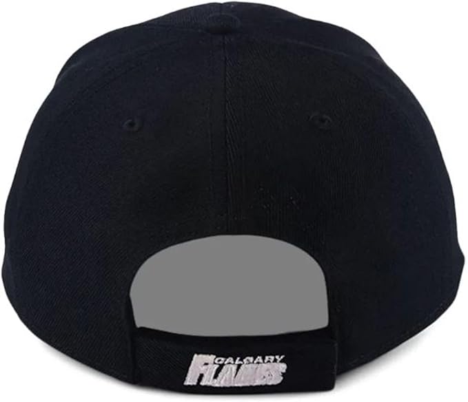 47 MVP NHL Calgary White Logo Adjustable Hat - Black