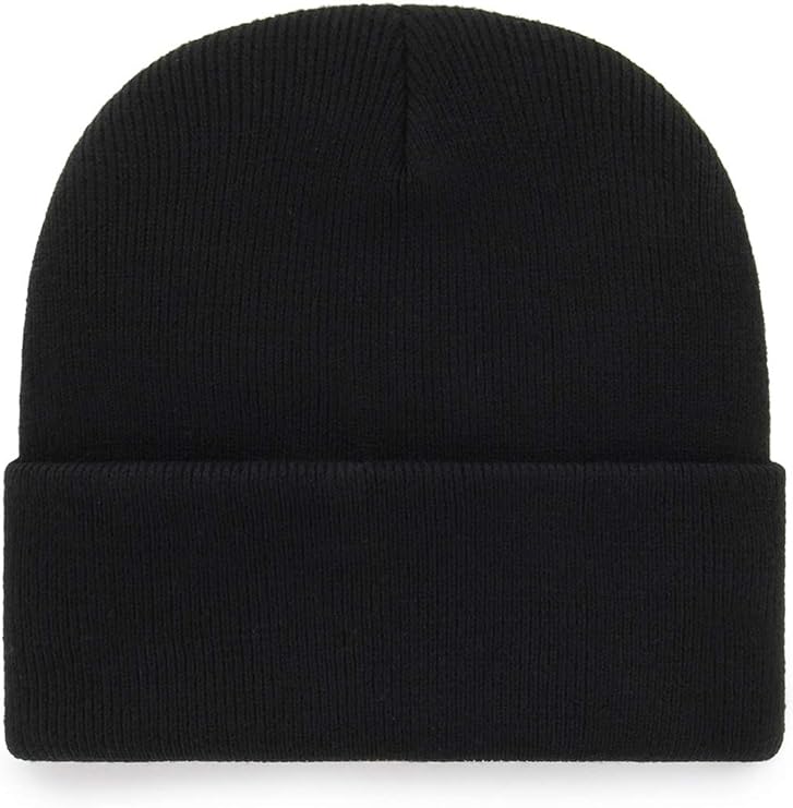 47 Brand Pittsburgh Penguins Black Haymaker NHL Cuff Knit Beany Beanie One Size Forty Seven