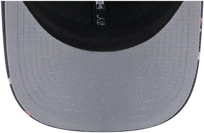 New Era MLB Toronto Blue Jays Adventure Drinks Pattern 9SEVENTY Stretch-Snap Hat - Black