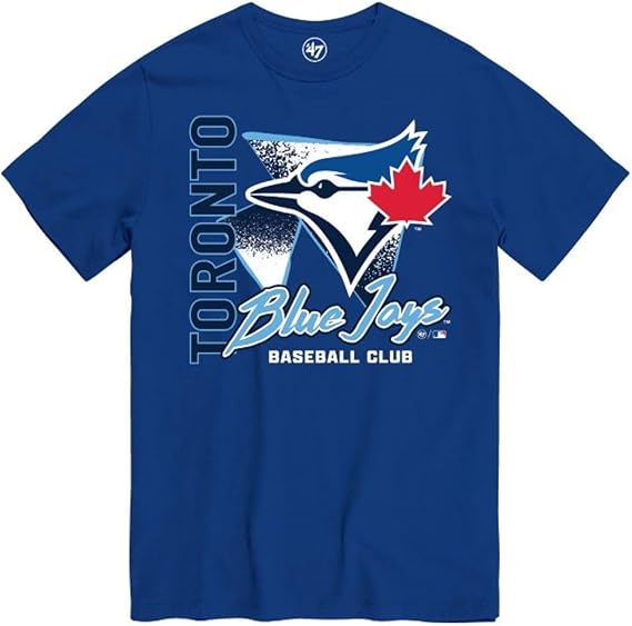'47 MLB Toronto Blue Jays Side Arm Tee - Blue
