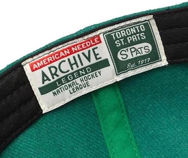 American Needle NHL Toronto St. Pats Vintage Archive Legend Adjustable Hat - Kelly Green