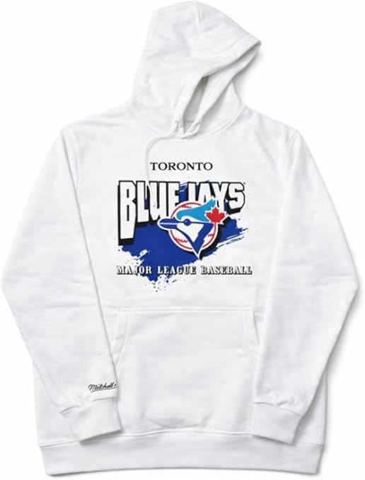 Mitchell & Ness MLB Toronto Blue Jays Premium Seal Hoodie - White