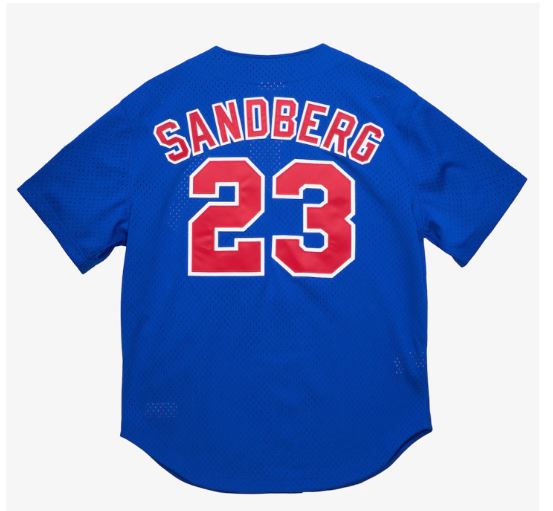 Mitchell & Ness MLB Chicago Cubs Ryne Sandberg Jersey - Royal Blue