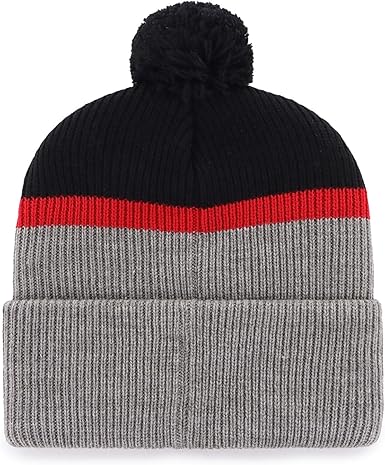 '47 NBA Toronto Split Shadow Cuff Knit Toque - Grey/Black