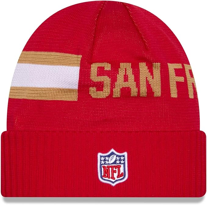 New Era NFL San Francisco 49ers 2024 Cold Weather Tech Knit Beanie - Red