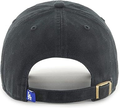 47 MLB Los Angeles Dodgers Clean Up Adjustable Hat - Black