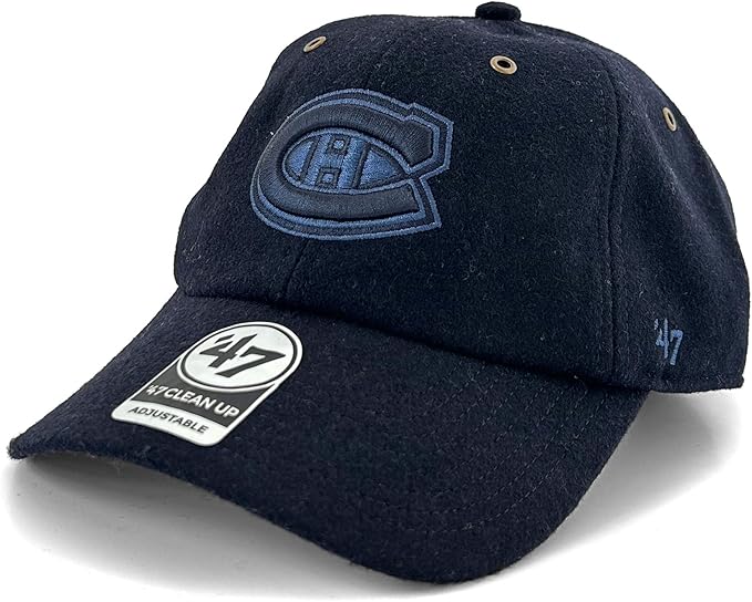 47 NHL Clean Up Montreal Peacoat Adjustable Hat - Blue