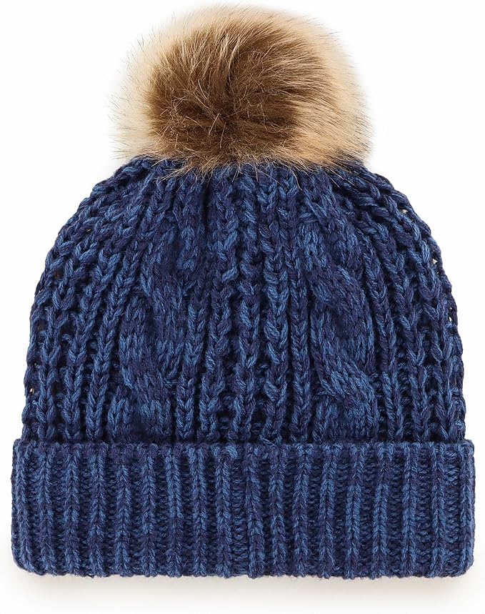 47 Womens NHL Edmonton Oilers Meeko Cuff Knit Toque - Navy