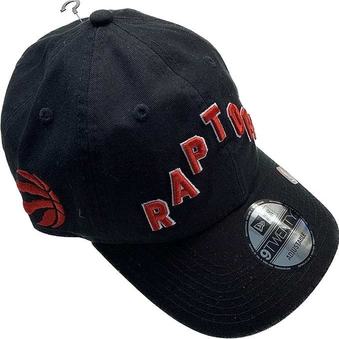 New Era Men's Black Compatible with Raptors 2022/23 Statement Edition - 9TWENTY Adjustable Hat