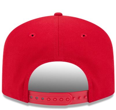 New Era NHL Montreal Canadiens 9FIFTY A-Frame Script Adjustable Snapback Hat - Red