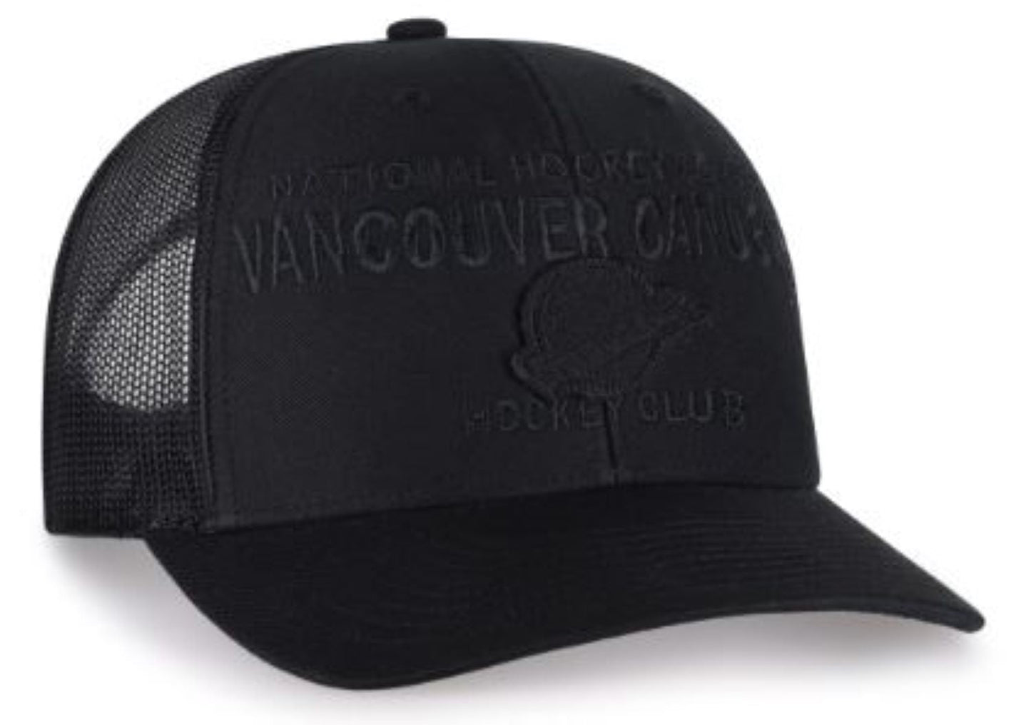 '47 NHL Vancouver Canucks Contemporary Mesh Trucker Hat - Black