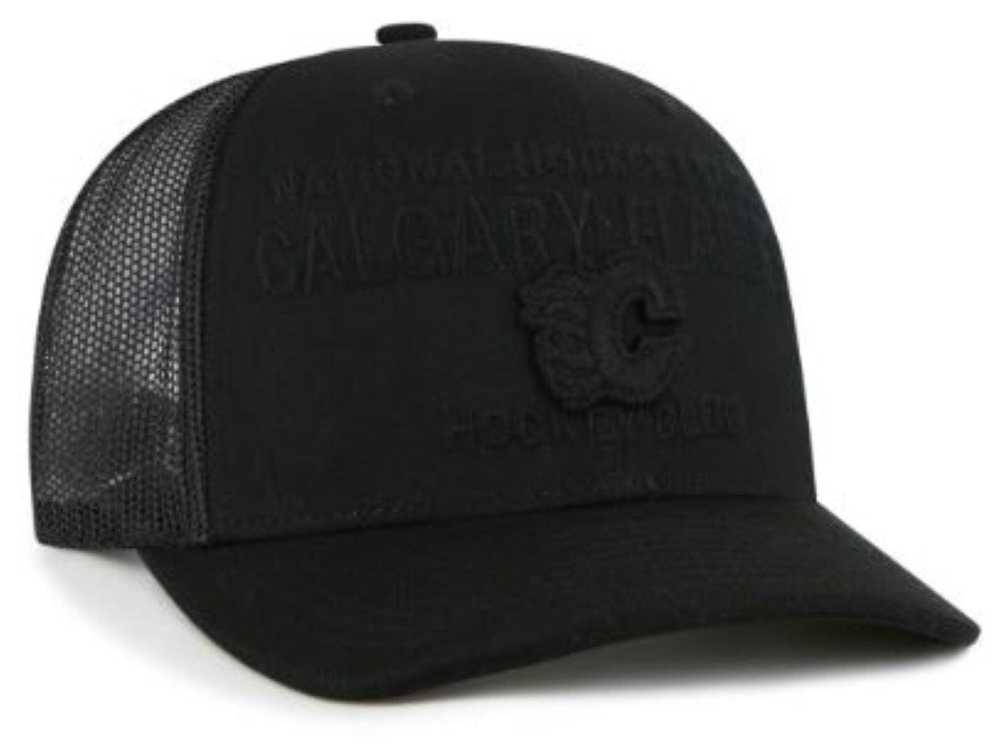 '47 NHL Calgary Flames Contemporary Mesh Trucker Hat - Black