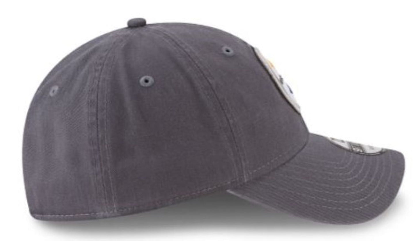New Era NFL Pittsburgh Steelers 9TWENTY Core Classic 2.0 Adjustable Cap - Graphite