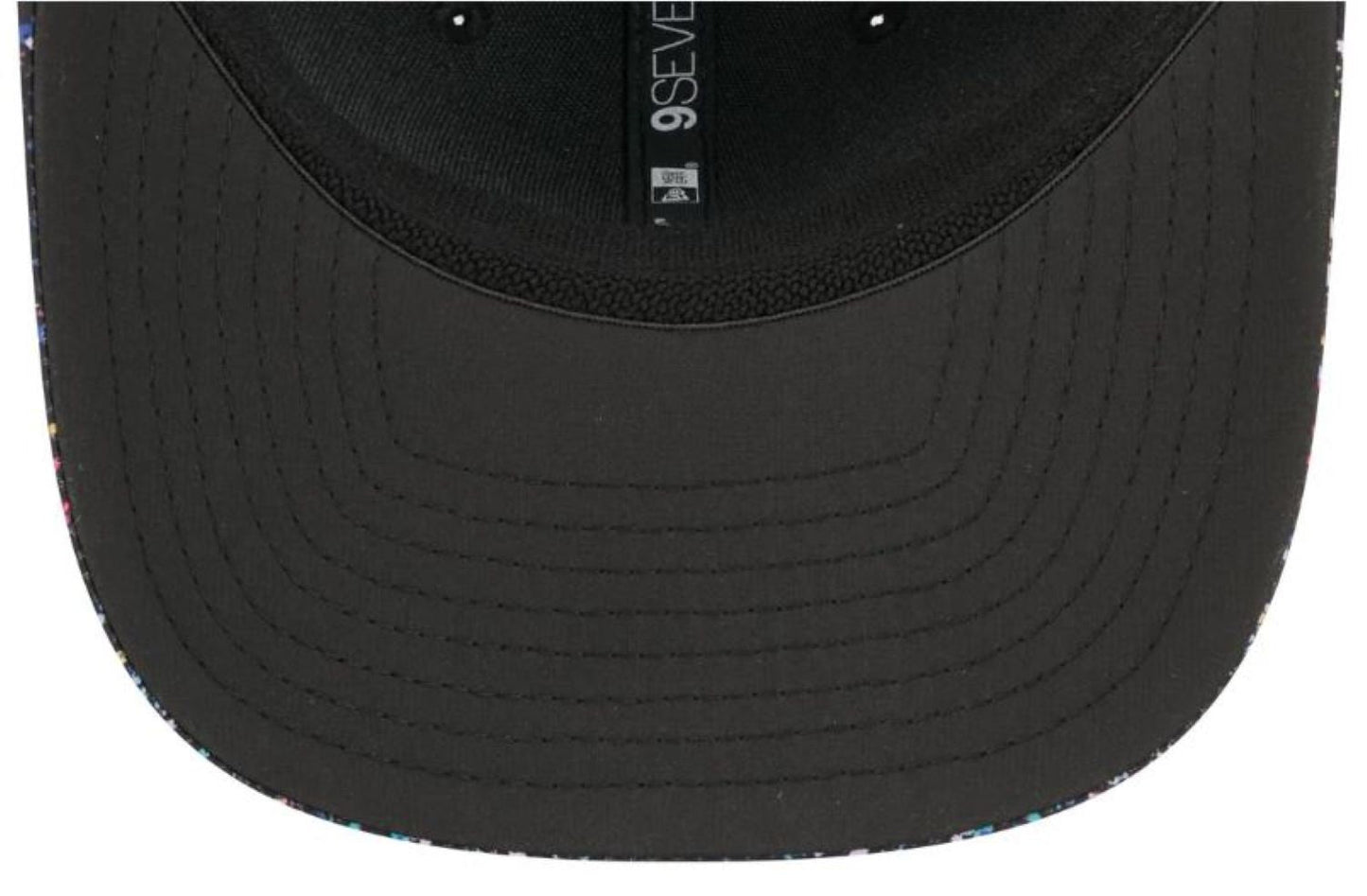 New Era NFL Detroit Lions 2025 Crucial Catch 9SEVENTY Stretch-Snap Trucker Adjustable Hat - Black