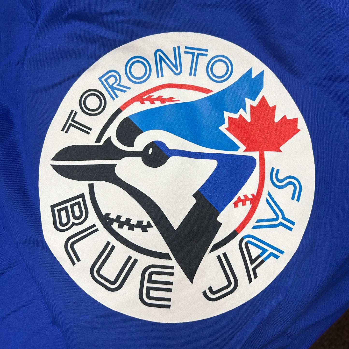 Mitchell & Ness MLB Toronto Blue Jays Cooperstown Half Logo Boxy Tee - Royal Blue
