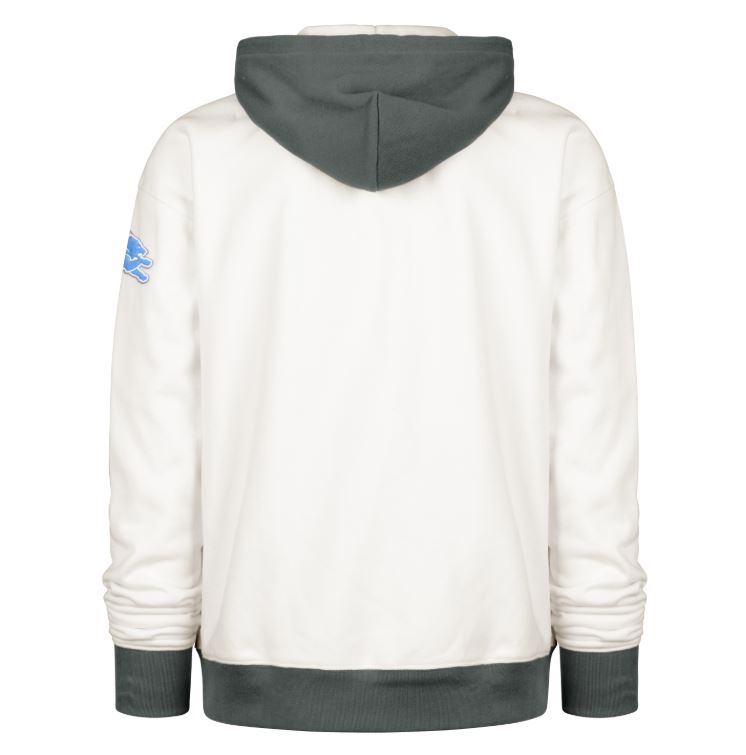 '47 NFL Detroit Lions Golden Age Skipper Original Hoodie - White / Blue