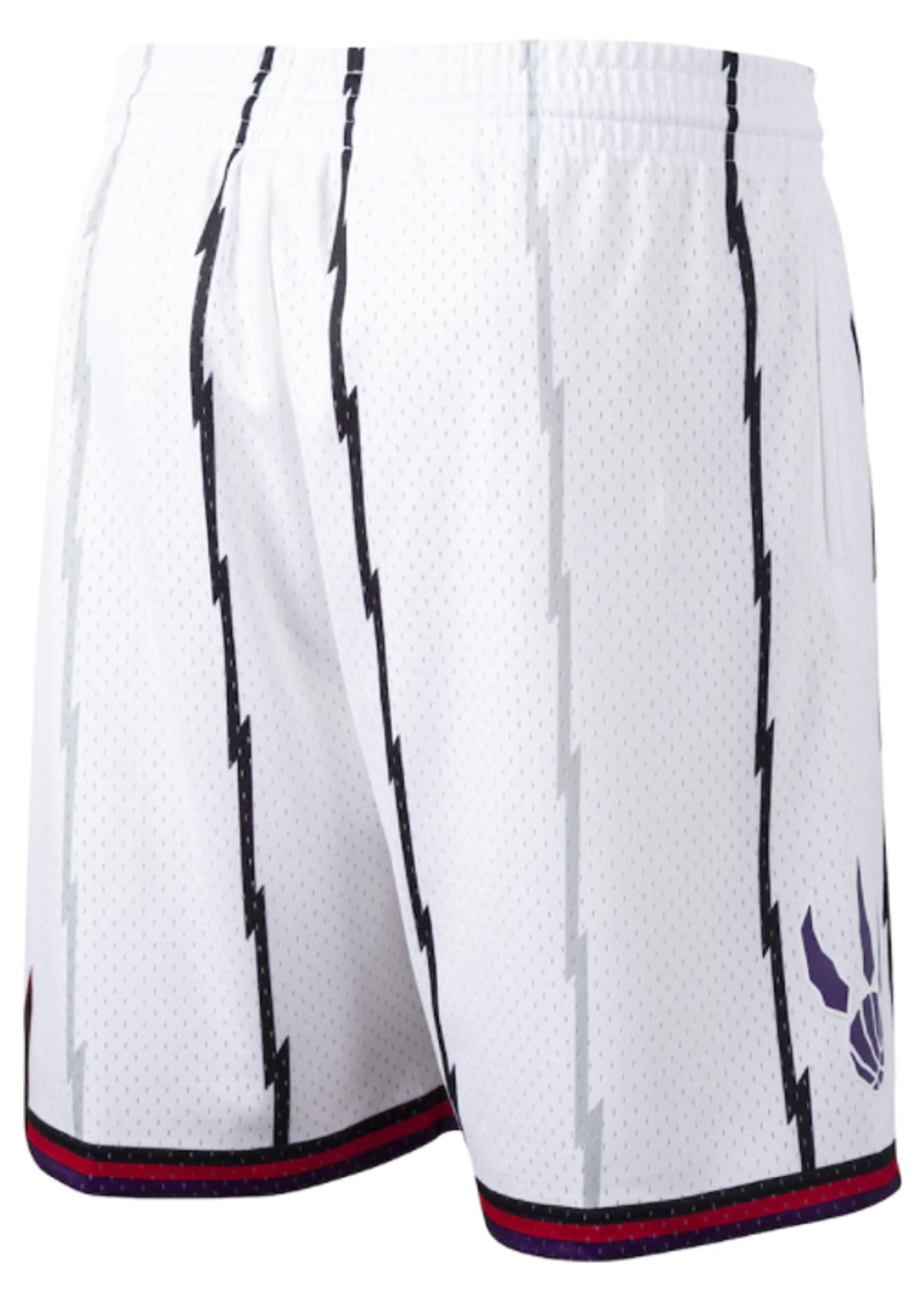 Men's Mitchell & Ness White Toronto Raptors Hardwood Classics Swingman Shorts