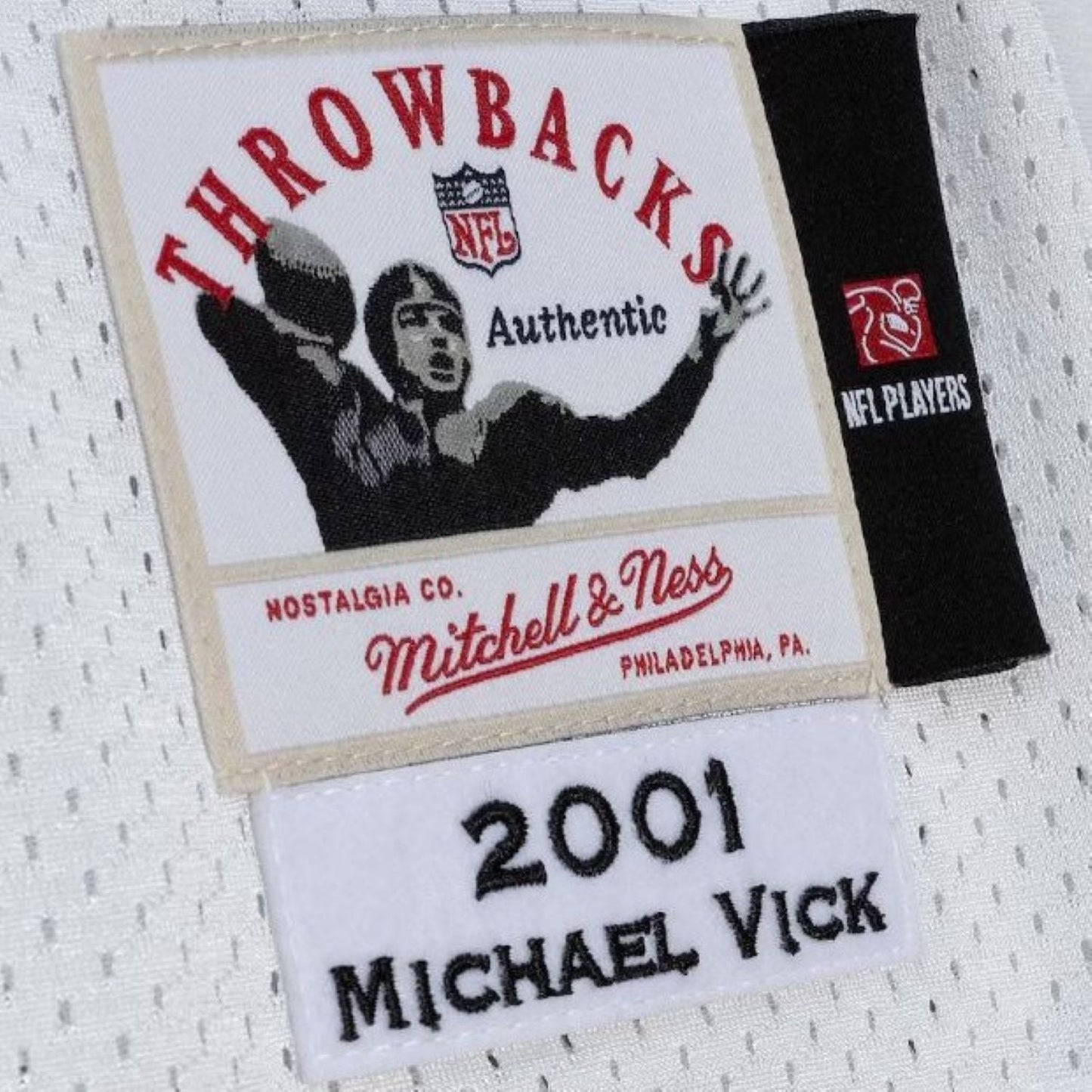 Mitchell & Ness NFL Michael Vick Atlanta Falcons 2001 Player Jersey - White