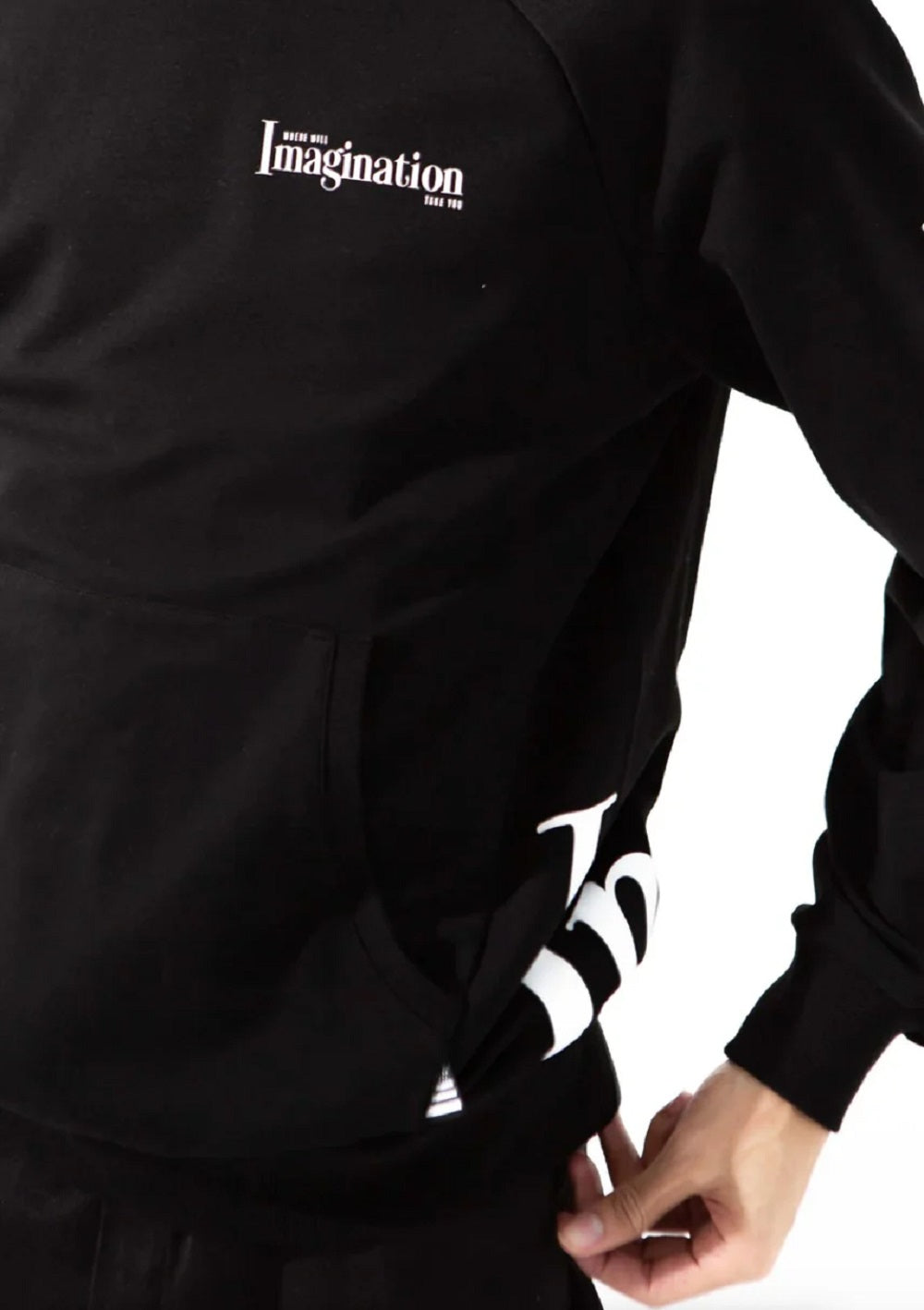 PAPER PLANES HOODIE- ELEVATED DREAMS BLACK