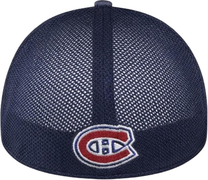 American Needle Men's Montreal Canadiens Heather Navy Flex Hat
