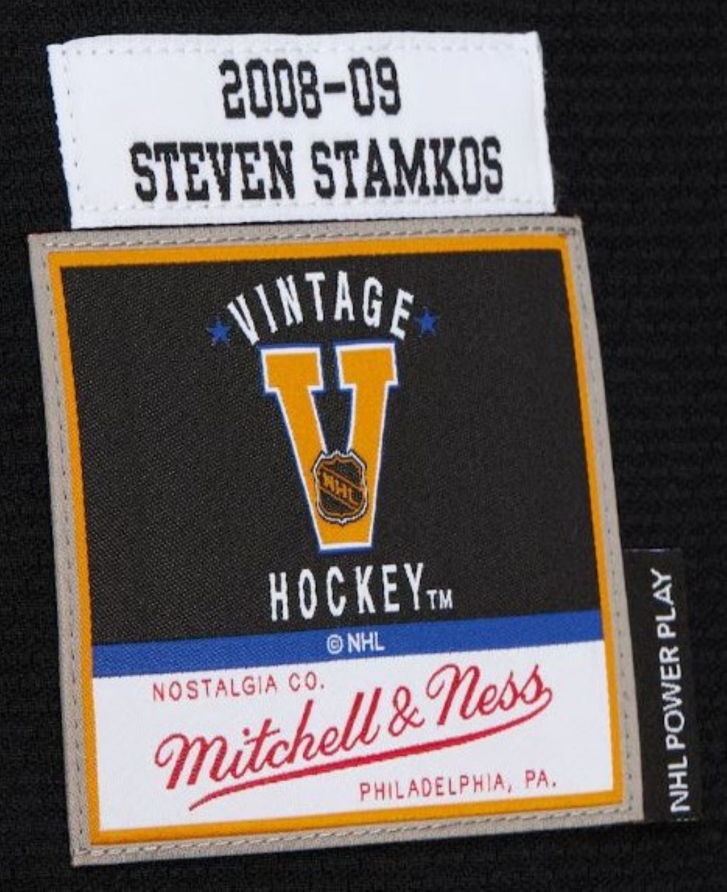 Mitchell & Ness NHL Steven Stamkos Tampa Bay Lightning 2008-09 Player Jersey - Black
