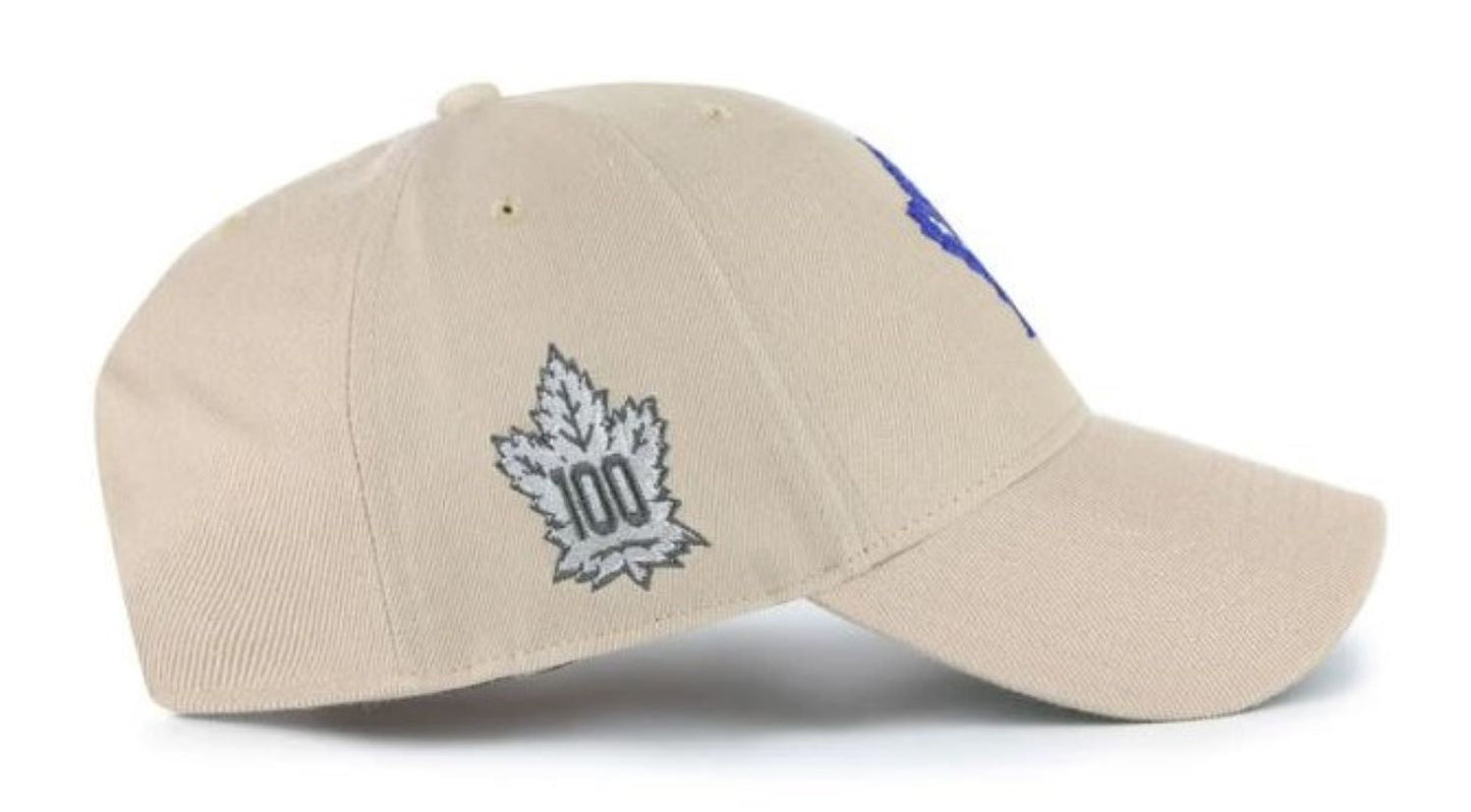 47 NHL Toronto Maple Leafs Sure Shot MVP Snapback Hat - Khaki