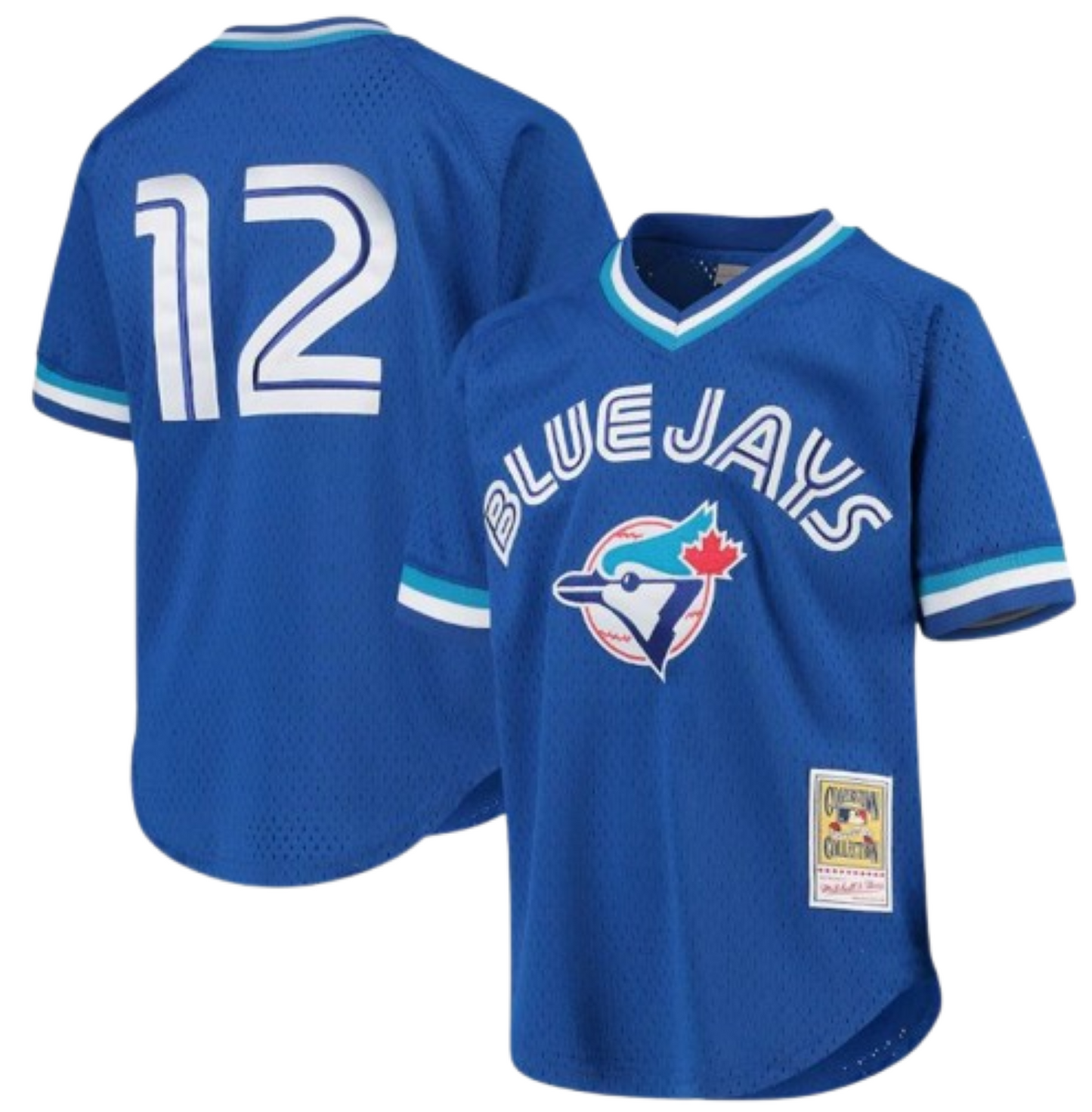 Youth Mitchell & Ness MLB Toronto Blue Jays Youth Roberto Alomar #12 Jersey - Royal Blue