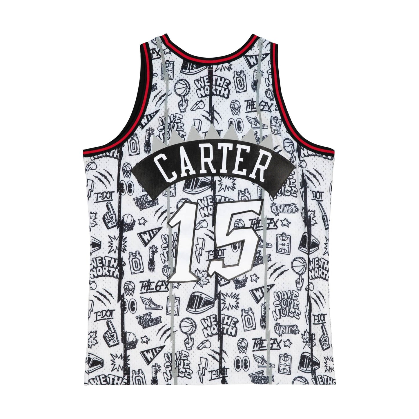 Mitchell & Ness Doodle Swingman Jersey - Vince Carter #15 Toronto Raptors 1998 - 1999