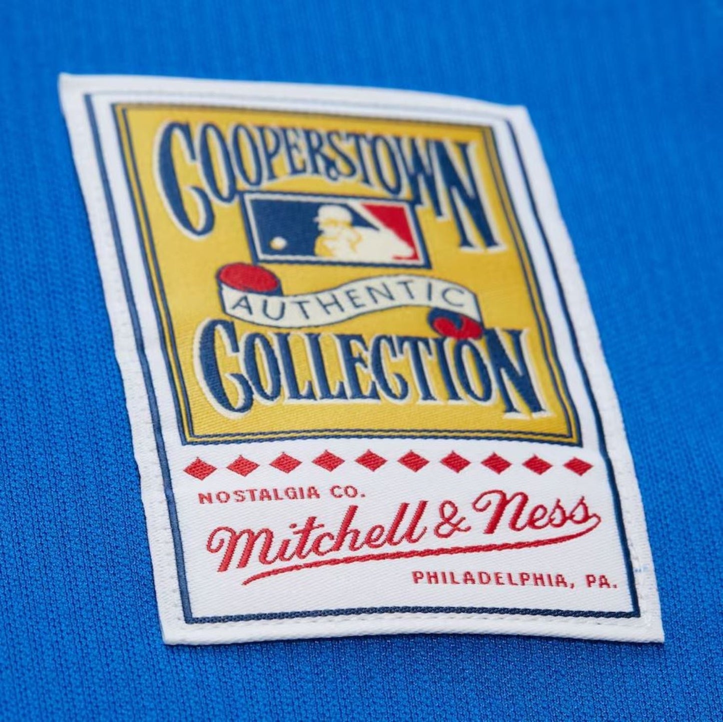 Mitchell & Ness Men's MLB Toronto Blue Jays Jose Bautista #19 Authentic Batting Practice Jersey - Royal Blue