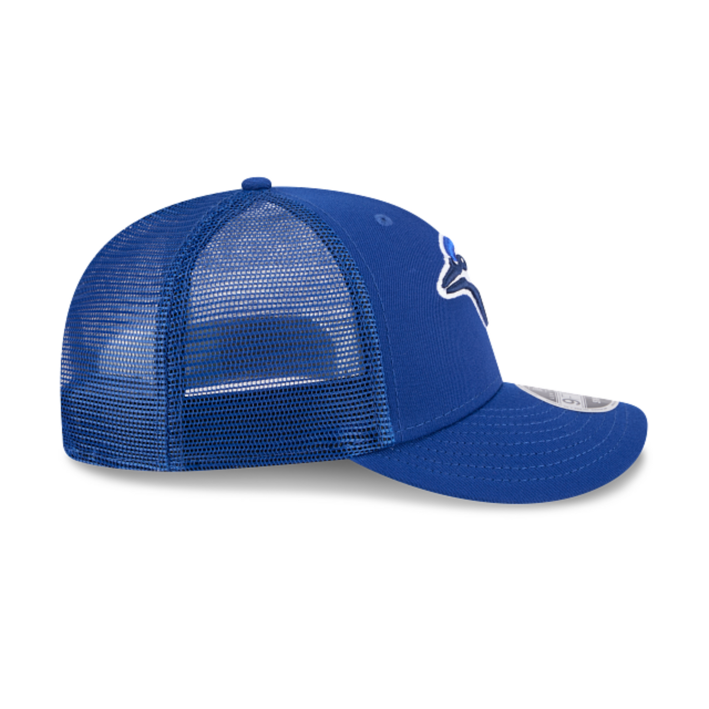 New Era 9Fifty MLB Toronto Blue Jays Low Profile Trucker Adjustable Snapback Hat - Royal Blue