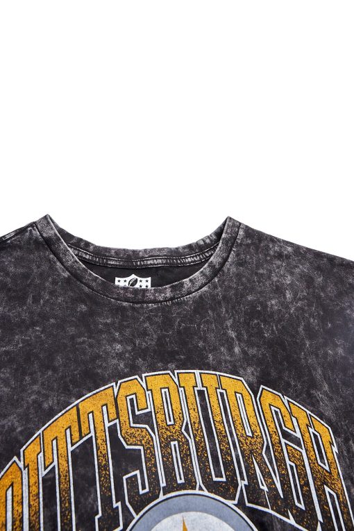 Pittsburgh Steelers Graphic Acid Wash Tee