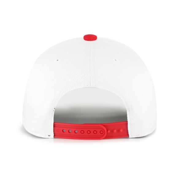 '47 NHL Calgary Flames Prime Play Hitch RF Adjustable Snapback Hat - White
