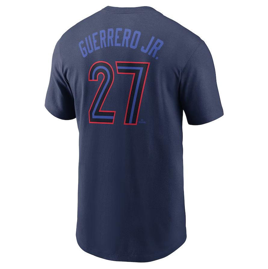 Nike MLB Toronto Blue Jays Vladimir Guerrero Jr. City Connect Men's T-Shirt - Navy