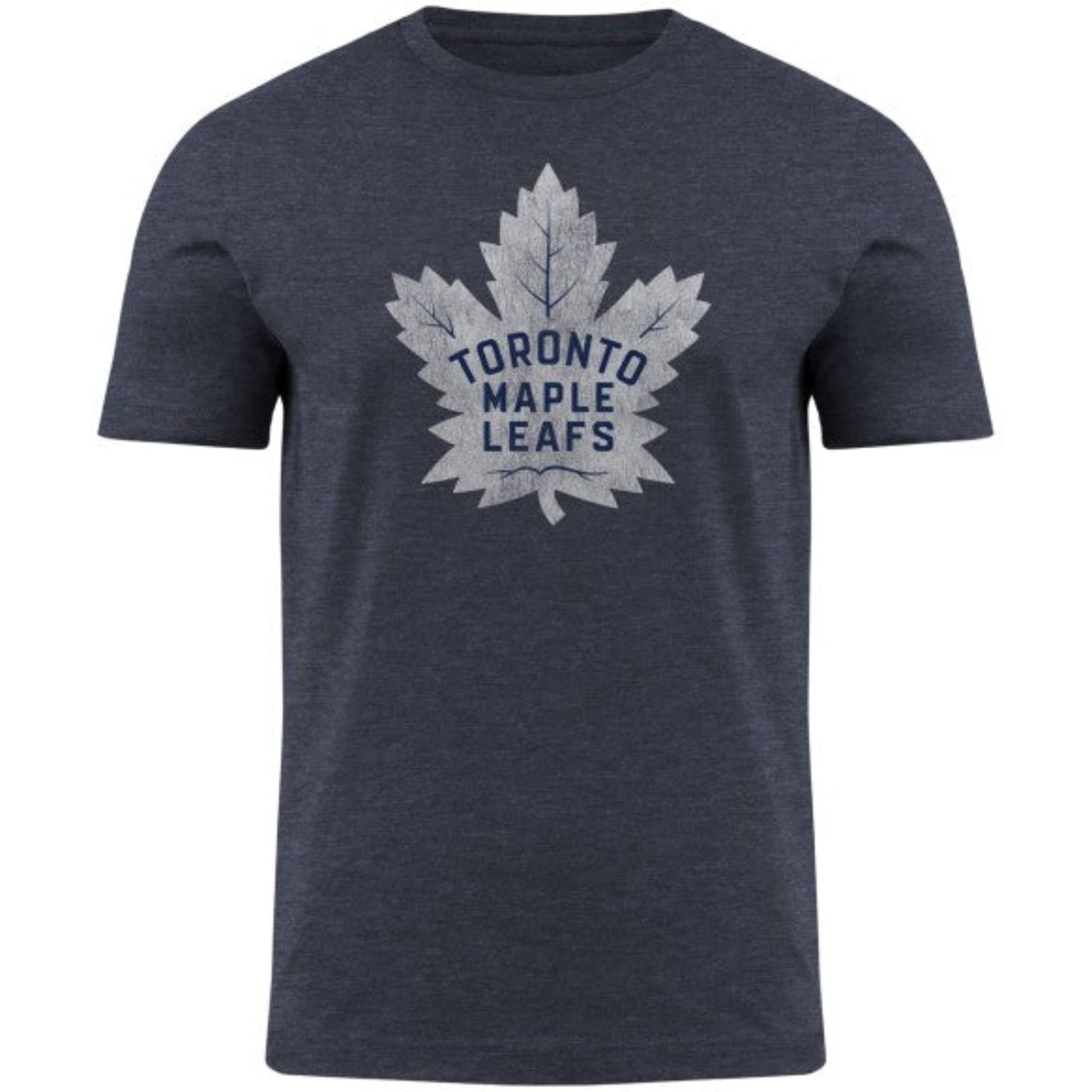 Toronto Maple Leafs NHL Primary Logo (Distressed) T-Shirt - Navy