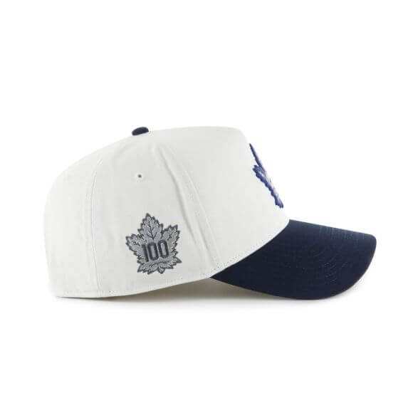 ’47 Brand Toronto Maple Leafs White Out Sure Shot MVP DT Adjustable Hat