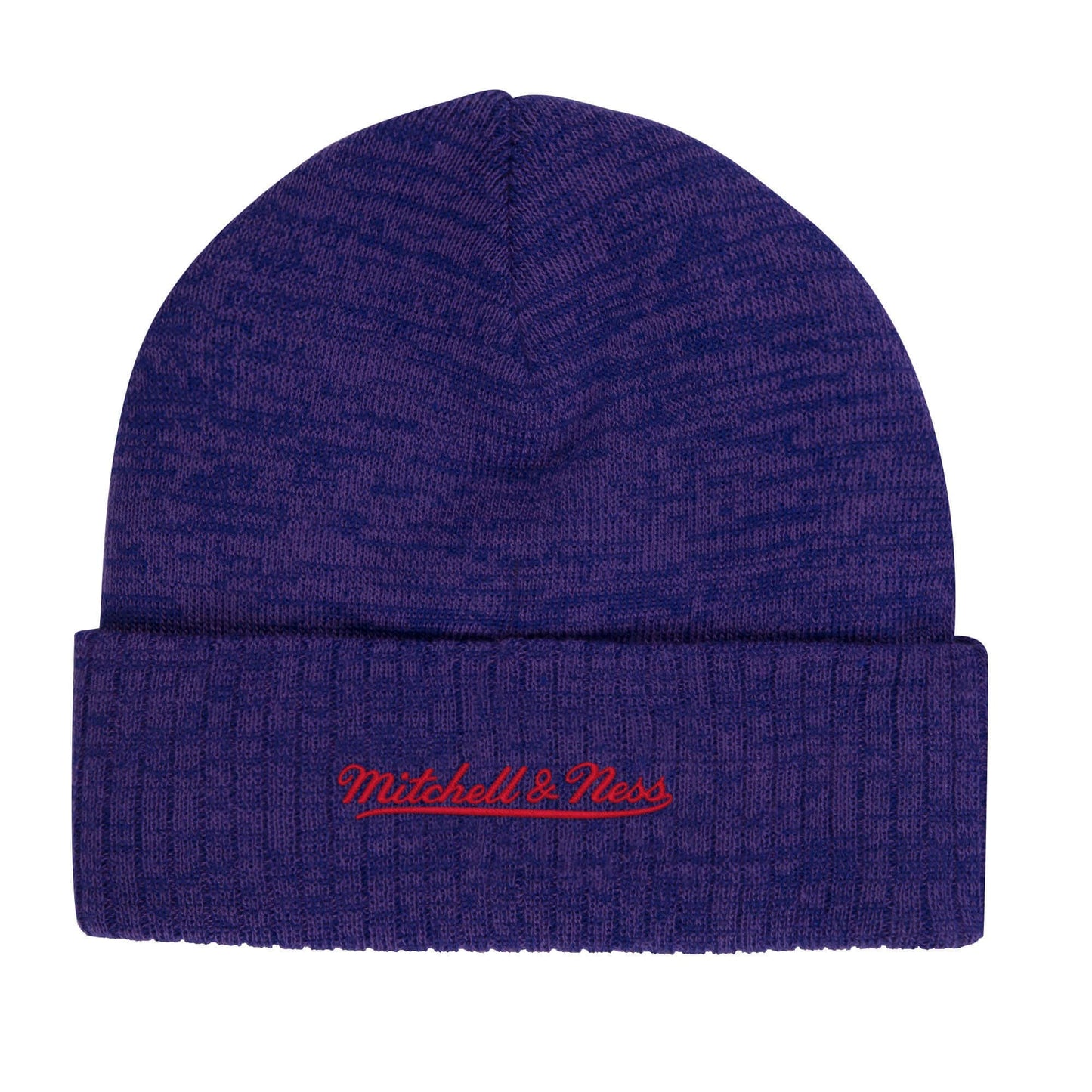 Toronto Raptors Mitchell & Ness Patch Knit Hat - Purple