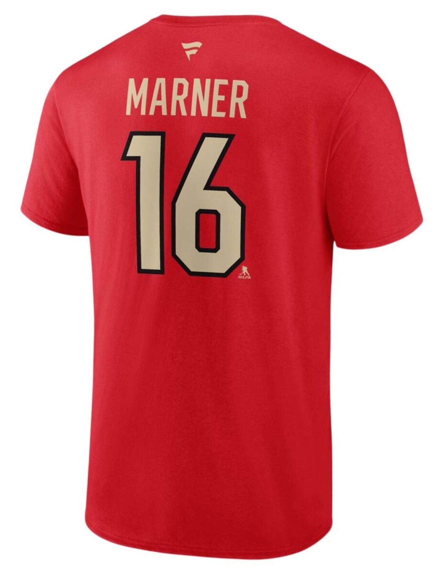 Fanatics Men's Mitchell Marner #16 Canada NHL 4 Nations Face-Off Authentic Stack Name & Number Tee - Red