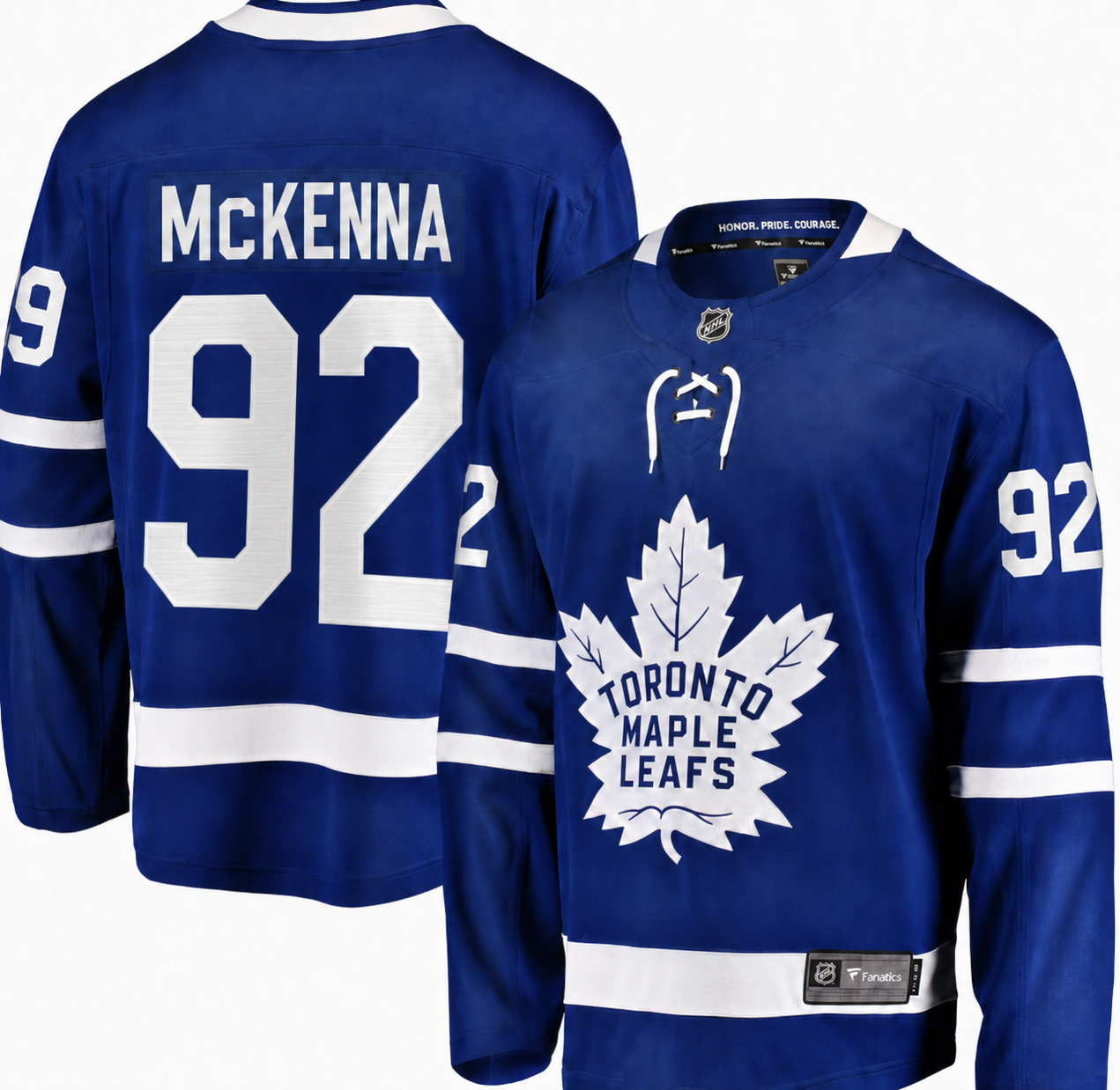 Fanatics NHL Toronto Maple Leafs Gavin McKenna #92 Breakaway Jersey - Blue